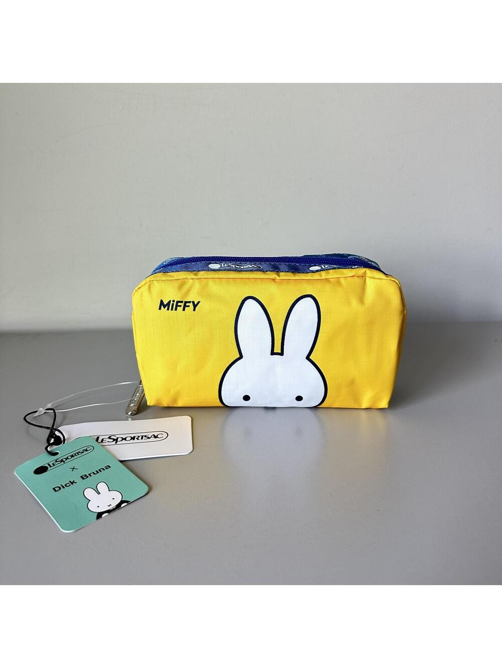 Lesportsac Miffy Rectangular Cosmetic Bag NWT